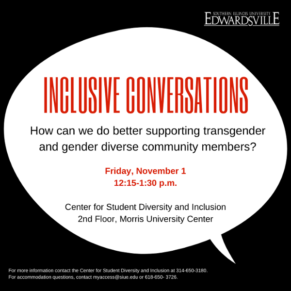Inclusive Conversations - November 1st